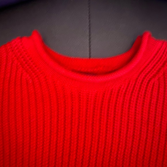 Ralph Lauren girl red knit sweater size 6x - Picture 3 of 7